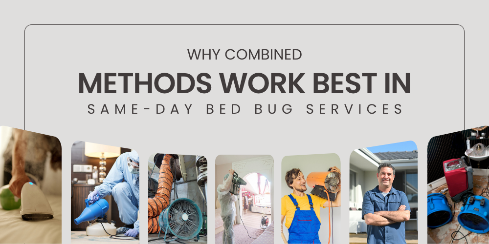 Why Combined Methods Work Best in Same-Day Bed Bug Services